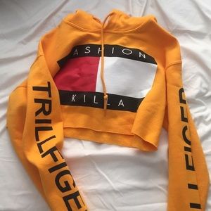 Fashion Killa Cropped Hoodie